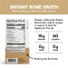 Bone Brewhouse Unflavored Chicken Bone Broth Protein Powder - 15g Protein - Keto & Paleo Friendly - Natural Collagen - Gluten-Free & Dairy-Free - 5 Packets - Buy Online on GoSupps.com