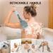 Back Brush with Long Handle - 55.1 cm Shower Scrubber for Improved Skin Health | Ideal for Seniors with Limited Mobility - Gray Back Brush - Buy Online on GoSupps.com