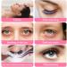 URAQT Eye Gel Pads - 50 Pairs Lint-free Eyelash Extension Pads with 10 Eyelash Brushes - Premium Under Eye Gel Patches for Pro Salons - Individual Eyelash Extensions - White - Buy Online on GoSupps.com