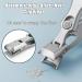 Buy Ultra Wide Jaw Opening Nail Clippers - German Telescopic Toenail Clippers for Seniors | Portable Ultra Sharp Anti Splash Design (Silver A+B - Buy Online on GoSupps.com
