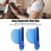 2PCS Sectioning Clips - Heat Insulation Speed Separator Clip for Hair, Blue - Buy Online on GoSupps.com