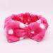 Demarkt Bowknot Headband | Red Hairband for Makeup & Facial Cleansing - Stylish Hair Accessories for Women - Buy Online on GoSupps.com