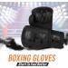 DEFY Boxing Gloves for Men & Women - Premium Quality Synthetic Leather Training Gloves - Ideal for Heavy Bags, Sparring & Fighting - Black 14oz - Buy Online on GoSupps.com