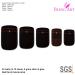 Shop False Nails Bling Art Black Red Shiny French Squoval 24 Premium Fake Nail Tips for Stunning Manicures - Buy Online on GoSupps.com