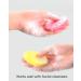 15-Count Natural Compressed Facial Sponges - Exfoliating Pink Face Pads for Deep Cleansing - Buy Online on GoSupps.com