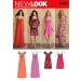 Simplicity New Look Pattern 6096 Misses Dresses with Length and Sleeve Variations Sizes 4-6-8-10-12-14-16