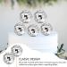 15 Pcs Silver Disco Ball Cake Toppers and 5 Pcs Stars Cake Toppers Cupcake Toppers for 1970s Disco Themed Parties Birthday Parties Weddings. - Buy Online on GoSupps.com