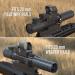 Pinty 3-9x32 Rifle Scope with Rangefinder, Illuminated Reflex Sight, Green Dot Laser - 4 Reticle Options - Buy Online on GoSupps.com