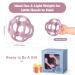 Buy BPA-Free Silicone Baby Bite Ring Toy - Soft Gripping Ball for 3+ Months - Dark Pink - Buy Online on GoSupps.com