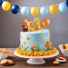 Astaron 20-Piece Orange Mini Balloon Cake Toppers | Wedding & Birthday Party Decor - Buy Online on GoSupps.com