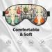 Chemistry Print Unisex Eye Mask - Soft Comfort Sleep Shade for Travel Yoga & Shift Work - Black - Buy Online on GoSupps.com