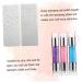 minkissy 3 Sets Double-headed Silicone Stamp Manicure Supplies Nail Stamp Tool Kit Nail Art Stencil Double-end Nail Art Stamper Manicure Tools Double-end Nail Stamper Acrylic Nail Polish 12x4cm As Shown - Buy Online on GoSupps.com
