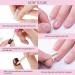 Kalolary 144PC False Nails Set - Complete Acrylic Fingernails with Nail Glue Stickers for Women & Girls | DIY Nail Art & Decoration - Buy Online on GoSupps.com