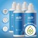 FLUESTIVE Contact Lenses with Hyaluron - Meinelinse Activ All-in-One Solution 4 Bottles x 380ml + 4 Lens Cases - Weekly & Monthly Wear - Buy Online on GoSupps.com