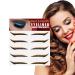 Glitter Eyeliner Stickers - 5 Pairs Glitter Instant -Adhesive Eyeliner Stencil - Eyeliner Tool Makeup Stickers Sparkly Long Lasting Sticker Eyeliner for Women and Girls Orange (Five Pairs)