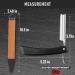 Single Edge Cut Throat Razor Kit | Stainless Steel Shaving Blades for Men | Barber Quality Straight Razor Set | Ideal for Home & Salon Use | Great Gift for Men - Blackt160 - Buy Online on GoSupps.com