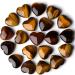 XIANNVXI Tigers Eye Crystal Heart Stones Set - 15 Pcs Natural Reiki Healing Gemstones - Buy Online on GoSupps.com
