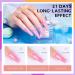 Wakaniya Poly Gel Starter Set - 8 Pink Colors | Fast Nail Extension Gel for Beginners | 120ml Temperature Change Formula - Buy Online on GoSupps.com