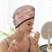 Hair Towel Wrap - Quick Drying Rose Gold Glitter Turban | Hair Drying Towel with Button - Buy Online on GoSupps.com