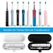 Portable Electric Toothbrush Travel Case - 2 Pack Protective Cover with Holder for Camping School & Outdoor Use - Buy Online on GoSupps.com