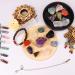 Complete Healing Crystals Set: 7 Chakra Stones, 7 Tumbled Stones, 7 Crystal Necklaces, Amethyst, Selenite, Clear Quartz, 3 Crystal Jewelry Pieces - Includes 2 Storage Bags and 7 Jewelry Ropes - 36 PCS - Buy Online on GoSupps.com