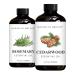 Brooklyn Botany Rosemary & Cedarwood Essential Oils 4 Fl Oz (Pack of 2) 100% Pure & Natural Grounding & Herbal Aromatherapy Blend