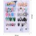 Ruiqas Nail Art Showing Prional Salon Magnetic Marble Nail Art Display False Nail Tips Sample Display Practice 2 acrylic false tip display stand rack magnetic marble nail art display acrylic nail - Buy Online on GoSupps.com