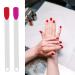 AIEX 50-Piece Transparent Nail Patterns Set - Fan-Shaped Nail Art Designs & Exercise Rods for Polish - Perfect for Nail Enthusiasts - Buy Online on GoSupps.com