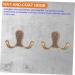 Alipis 6 Pcs Coat Hook Heavy Duty Coat Hangers Towel Hangers Hat Hook Copper Wall Hanger Copper Hook Metal 6.4X4.3CMx2pcs As Shownx2pcs - Buy Online on GoSupps.com