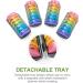Barhon Extra Large Monthly Pill Organizer - 2 Times a Day | 28-Day Vitamin & Fish Oil Box | Rainbow Colors - Buy Online on GoSupps.com