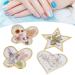 4 Pieces Nail Art Palette - Crystal Resin Mixing Display Board for Nail Color & Photography - Buy Online on GoSupps.com