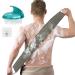 Loofah Back Scrubber  35.4 Inch Exfoliating Back Scrubber for Bath Shower Scrubber for Men and Women  Luffa Scrubber to Deep Clean Your Skin  with Hair Shampoo Brush and Wall Hook