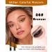 Bronzer Glitter Mascara Sparkle Colorful Waterproof Mascara for Eyelashes Liquid Lash Extensions Mascara Long Wear Lengthening Curling Eye Lashes Halloween Christmas Gift Eye Makeup for Women-06 06# Bronzer - Buy Online on GoSupps.com