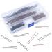SWPEET 220-Piece U-Shaped Hair Needle Set for Kids & Girls - 5cm & 6cm Shaft Shape Hair Clips with Storage Box - Brown & Black - Buy Online on GoSupps.com