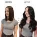 Doores Real Hair Extensions - Seamless Clip-In 45cm 18 Inch 110g Remy Human Hair - Light Dark Brown #2A - 7 Pieces - Buy Online on GoSupps.com