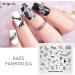 Kads 4PC Animal & Floral Nail Art Stamp Plates Set - Mermaid Guitar & Panda Patterns for Fashionable Manicure Design - Buy Online on GoSupps.com