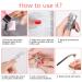 Tongcloud Nail Polish Remover Wraps - 400 Count Pack for Soak Off Gel Polish Removal - Buy Online on GoSupps.com