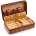 Cigar Boxs Humidors Cigar Box Cigar Humidor Leather Humidor Travel Cigar Case Portable Cigar Humidor Box with Humidifier Cow Leather and Classic Fit 4 Cigars - Buy Online on GoSupps.com
