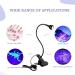Hands-Free BUCICE 3W UV Nail Lamp | Gel LED Nail Dryer with Fixed Clip | Black Nail Polish Curing Lamp - Buy Online on GoSupps.com