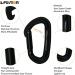 Fusion Climb 6-Pack Quickdraw Set - 11cm with Contigua Straight Gate Carabiner - Orange/Orange - Buy Online on GoSupps.com