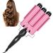 3 Barrel Curling Iron Wand Adjustable Hair Curler Waver Crimper 110V 240V Fast Heating Easy Temperature Adjustment Hair Styling Suitable for Wavy Hairstyles (32mm) - Buy Online on GoSupps.com