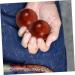 Partykindom 6 STK Massage Balls - Handheld Stress Relief & Muscle Stretching Devices | Wooden Mahogany Ball Set for Relaxation & Gymnastics - Buy Online on GoSupps.com