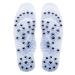 Yarpiany Foot Insoles Magnetic Therapy Reflexology Sandals Foot Therapy Reflexology Pain Relief Magnetic Insoles with 68 Magnets White Female