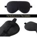 LaCourse 100% Natural Mulberry Silk Sleep Eye Mask - 19 Momme Organic Silk - Adjustable for Women & Men - Black - Buy Online on GoSupps.com