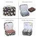 Dofilachy Flower Version 1 Nail Polish Organizer Travel Case - Custom Manicure Set Bag, Double Layer, Holds 30 Bottles (15ml) - Buy Online on GoSupps.com