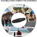 ZHT Electronic Whistle for Referees - USB Charging, 3 Tone High Volume Emergency Whistle for Safety - Ideal for Coaches, Teachers, Outdoor Activities - Black - Buy Online on GoSupps.com