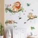 Decalmile Jungle Animals Wall Stickers - Safari Theme Decals for Nursery and Kids Room Decor - Buy Online on GoSupps.com