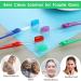 Tyqour Orthodontic Toothbrush Set - 4 Pieces Double V-Trim Tuft for Braces & Interdental Cleaning | Ideal for Dental Hygiene - Buy Online on GoSupps.com