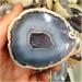Natural Original Raw Agate Crystal Geode Cutting Hole Feng Shui Decor Stone Specimen Craft Collectibles Stone Collection (Size : 200-250g a Piece) - Buy Online on GoSupps.com
