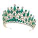Mr. Green Queen Crown for Women - Crystal Wedding Tiara for Bride - Princess Tiara Diadem - Prom Pageant Hair Accessories - Buy Online on GoSupps.com